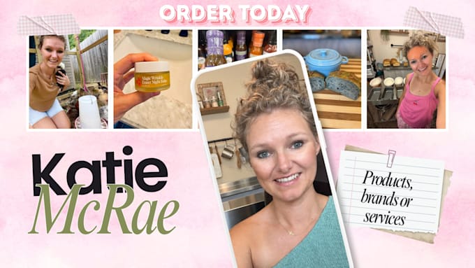 create authentic female millennial mom ugc videos