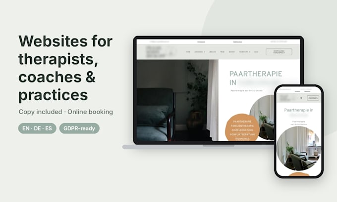 build a multilingual wordpress website for therapists, coaches and practices