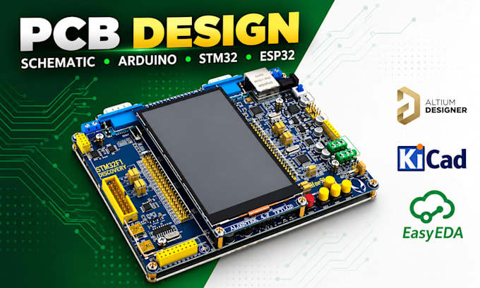 do pcb layout, pcb design, arduino pcb, stm32 pcb, esp32 pcb, schematic design
