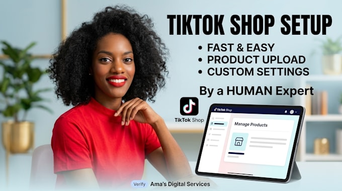 do tiktok shop setup, approval and product listing