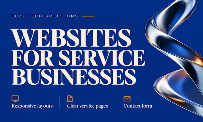 build a responsive website for your service business