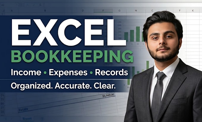 do bookkeeping, expense tracking and financial records in excel
