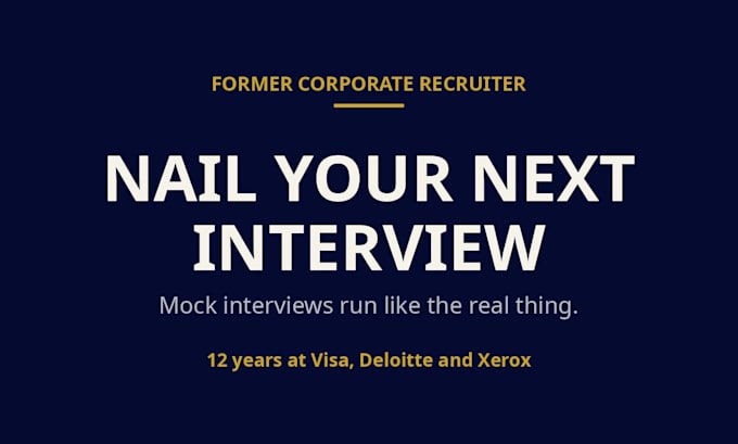 be your career coach with a professional recruitment mindset
