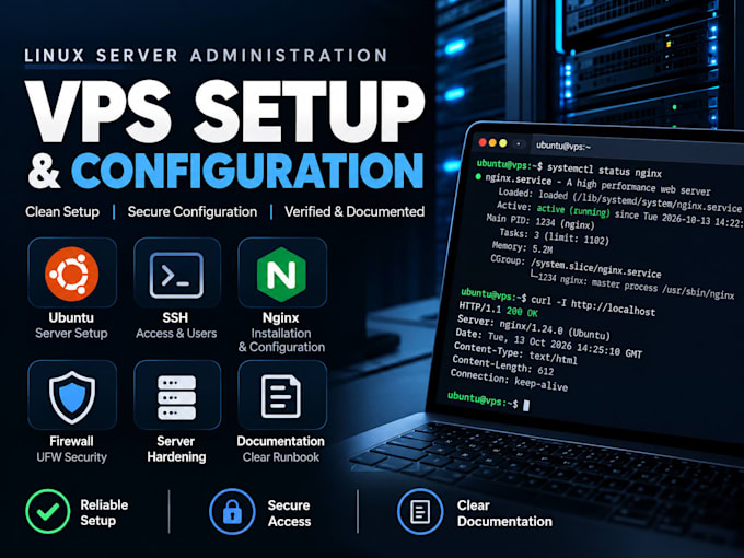 linux vps setup and configuration