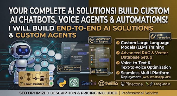 build custom ai chatbots and ai voice calling agents