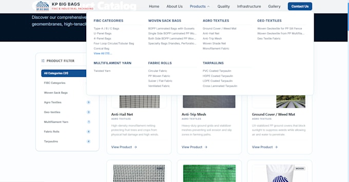 build a business catalogue website with admin panel