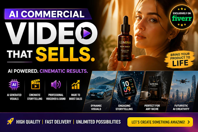 video editing, 3d product animation, 3d camera tracking, vfx, and cgi ads