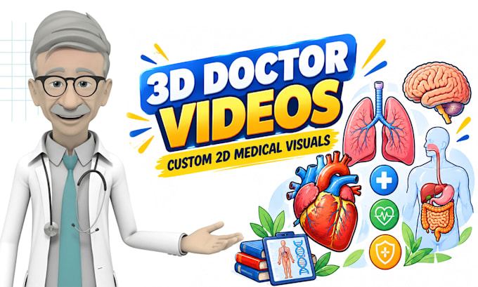create 3d doctor presenter videos