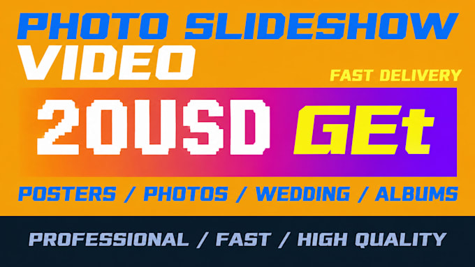 create a stunning photo slideshow video with beat synced music
