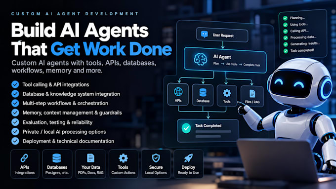 build a custom ai agent with tools and integrations