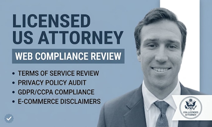 perform an ecommerce website legal compliance audit US attorney