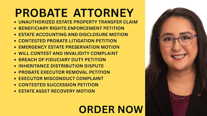handle probate litigation, contested succession, estate assets and inheritance