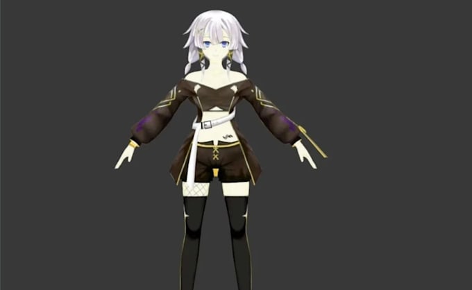 vtuber model vtuber rigging live2d model vtuber rigging anime character design