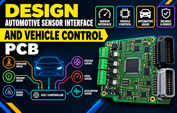 design automotive sensor interface and vehicle control pcb