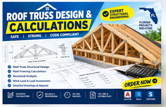 do roof truss structural design roof framing calculation structural analysis fl