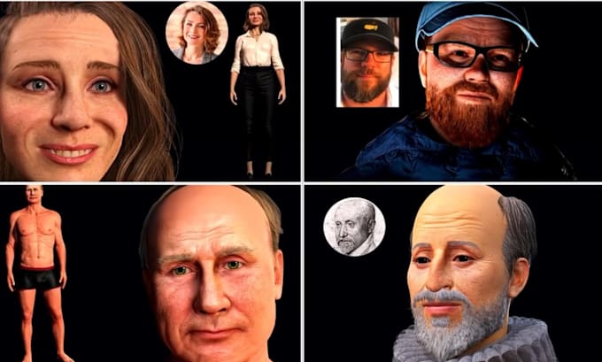 create custom 2d and 3d character models for games, animation, and 3d printing
