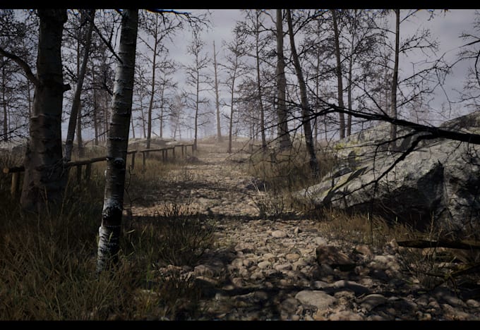 create open world environments survival maps 3d levels in unreal engine unity