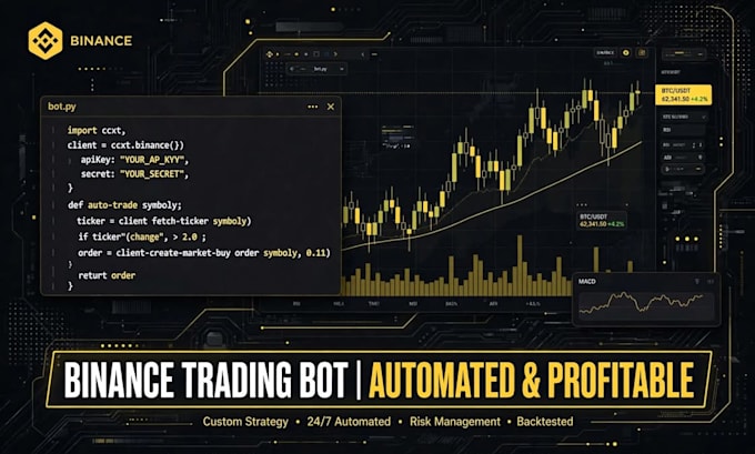 create a crypto trading bot in python for binance