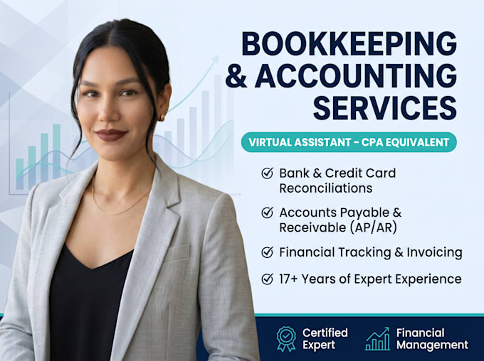 be your bookkeeping and accounting virtual assistant
