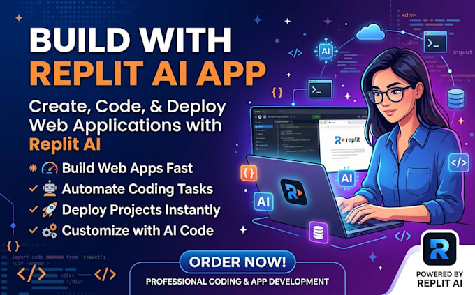 fix replit web app develop replit website agent