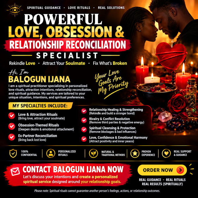 cast powerful obsession love spell, return ex back and remove rival fast