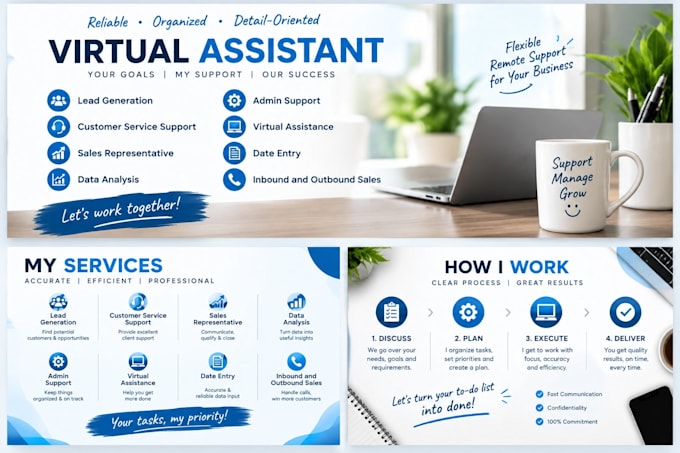 be your virtual assistant for data entry and admin support