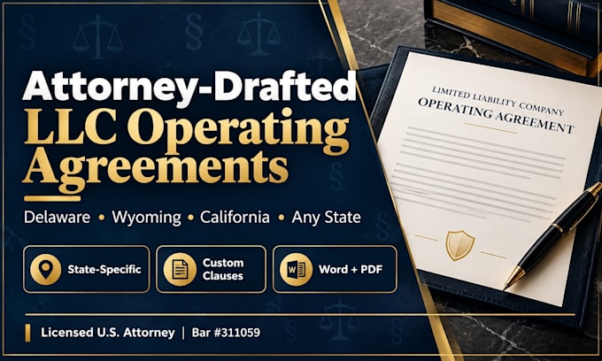 draft a premium delaware llc operating agreement