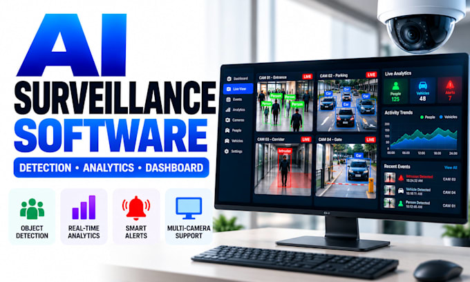 build custom ai surveillance software with detection analytics dashboard