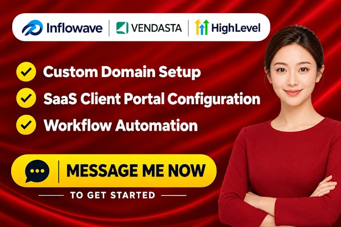 setup custom domain saas client portal in inflowave vendasta gohighlevel