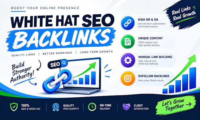 do white hat link building and off page SEO optimization