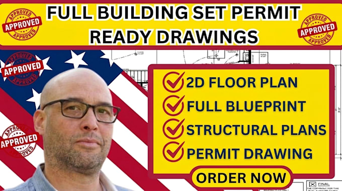 provide permit ready drawing as architect, structural engineer utah illinois fl