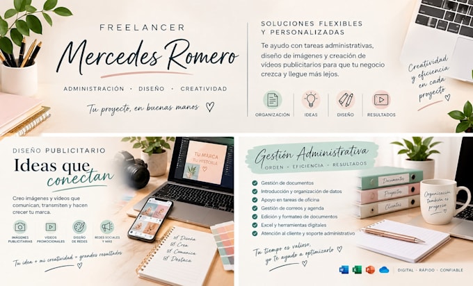 administrativas, publicidad, atención al cliente