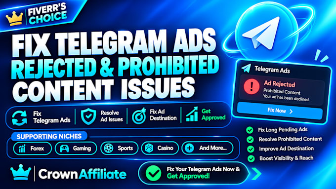 fix rejected telegram ads, fix telegram ad rejection, telegram ads approval