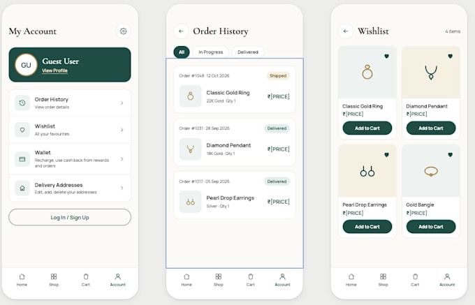 develop a shopify mobile app for ios and android using flutter