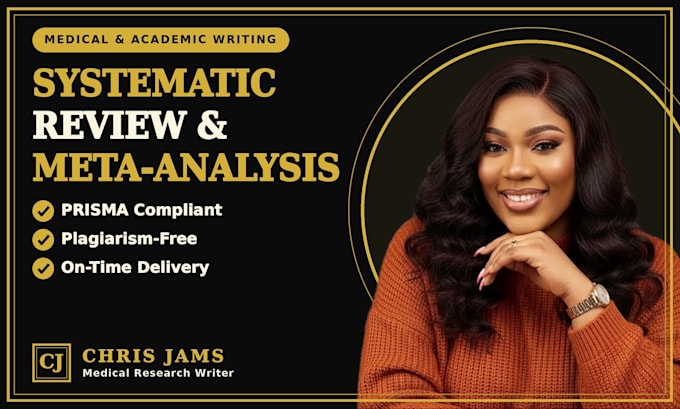 write a systematic review and meta analysis manuscript for publication