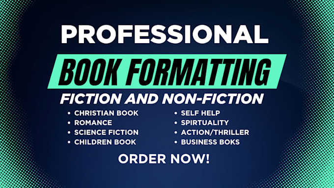 ebook formatting paperback formatting kindle formatting amazon print formatting