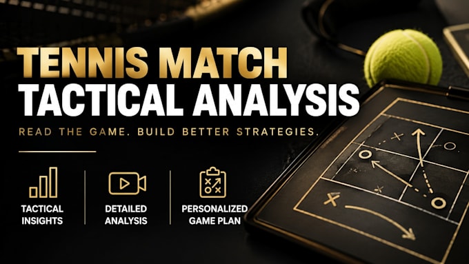 analyze your tennis match and create a tactical game plan