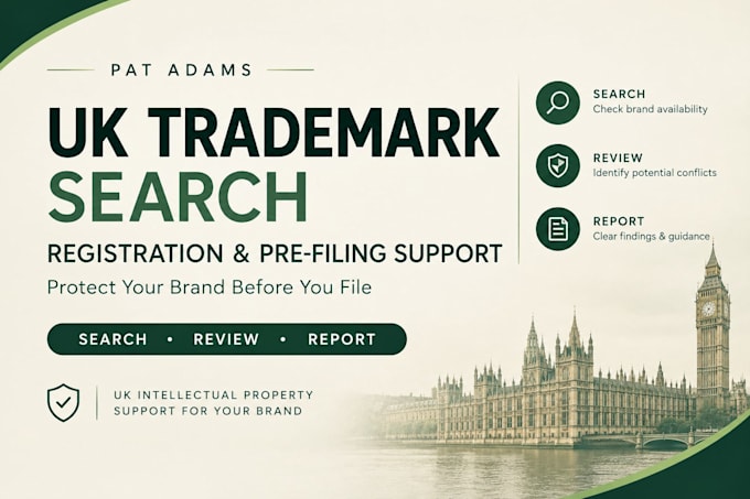 provide UK trademark search and registration support