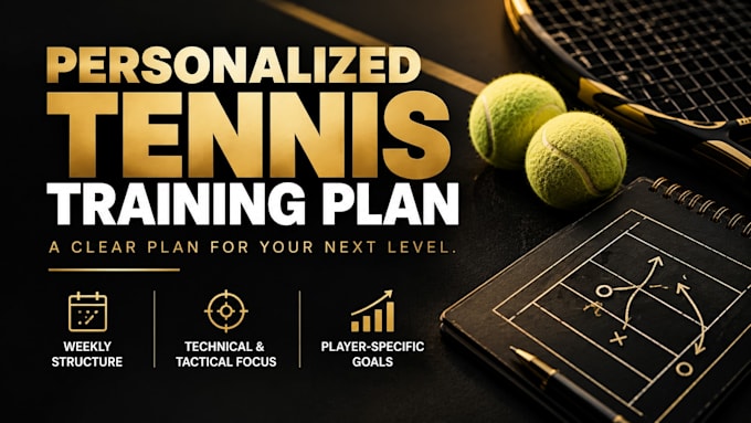 create a personalized tennis training plan for your level and goals