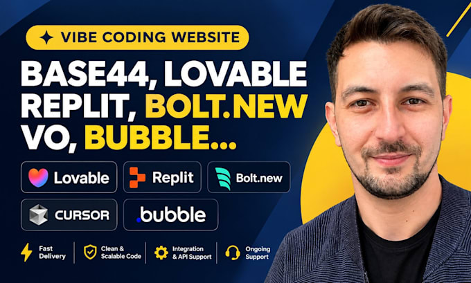 build base44 ai website vibe coding with lovable replit, base44 website