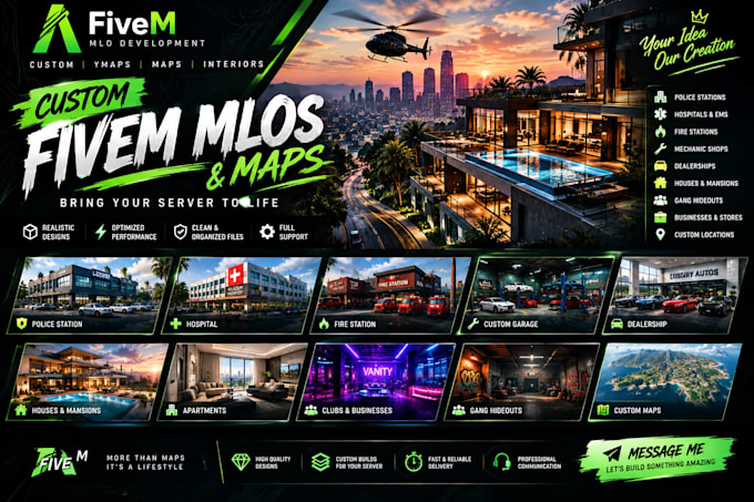 create custom fivem mlos interior ymaps and maps