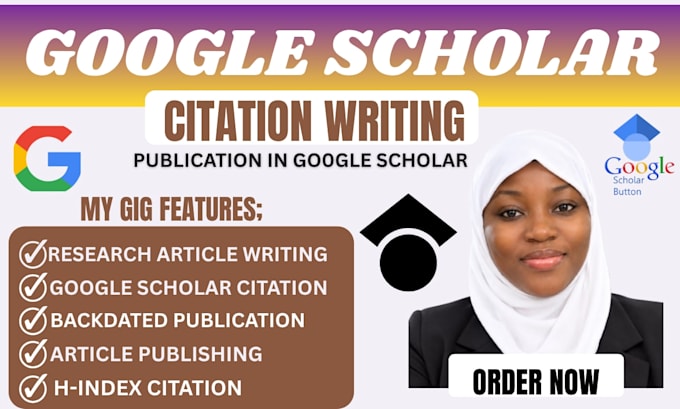 write and publish a research article in google scholar journal
