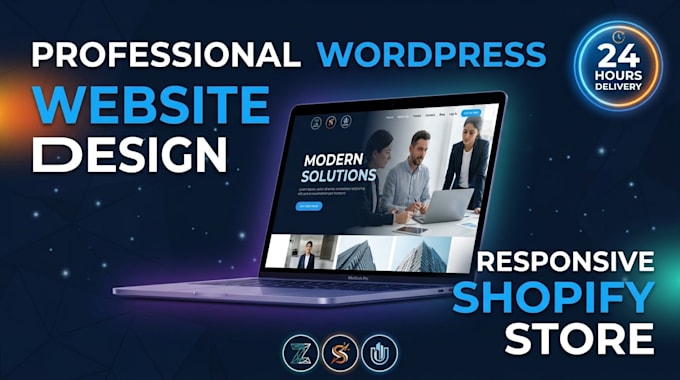 design professional wordpress website or e commerce store