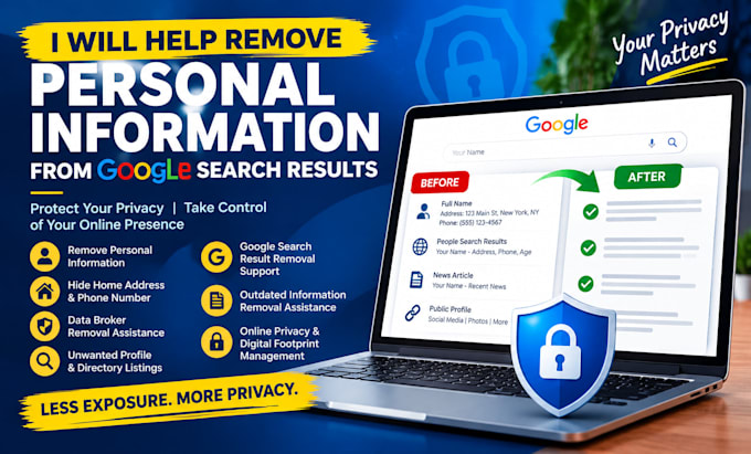 help remove personal information from google search results
