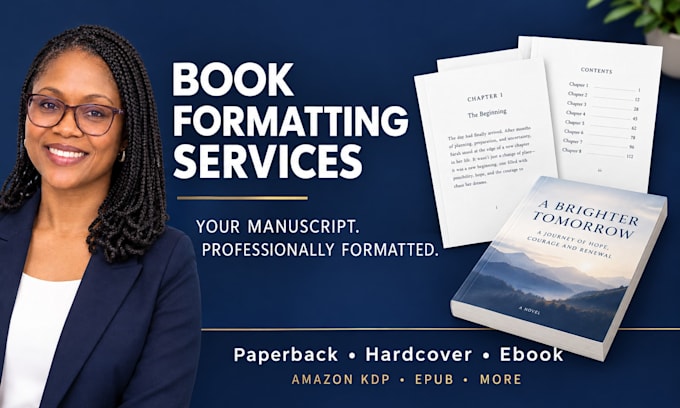 format and layout books for amazon kdp, barnes and noble, and ingramspark