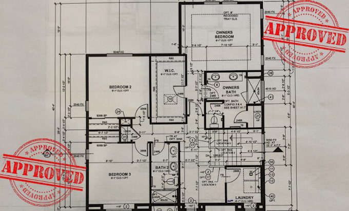 Created Using Create a complete architectural mep city permit drawing set by Mike ...