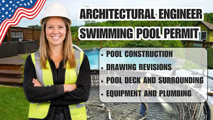 architectural structural engineering plans swimming pool plans permit drawing