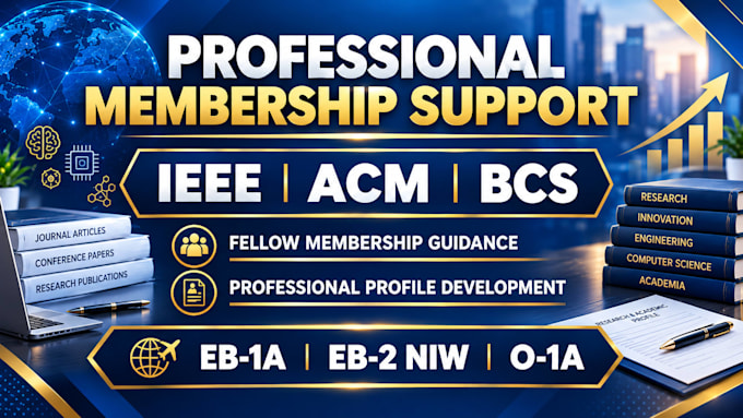 guide you on ieee acm bcs fellowship application with reference for eb1a