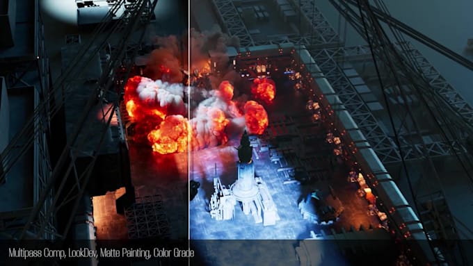 do vfx compositing visual effect cgi integration blood effect film editing  horr