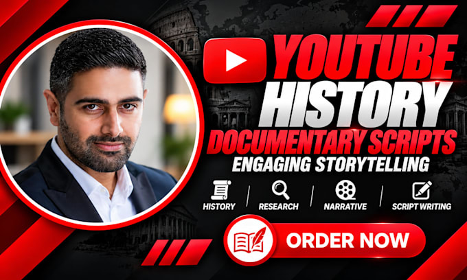 write engaging youtube history documentary scripts